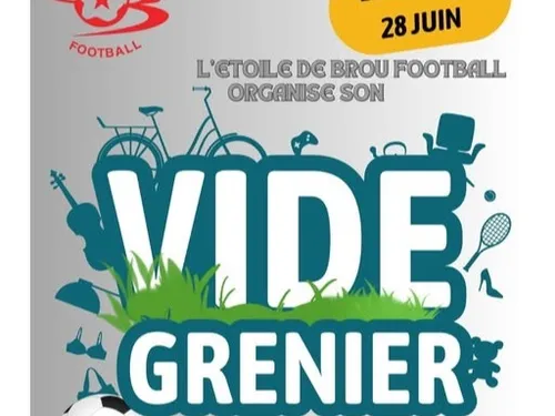 BROU - Vide-greniers de l’Étoile de Brou football