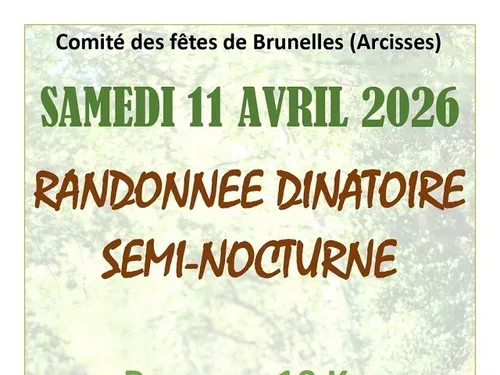 BRUNELLES - Randonnée dînatoire du comité des fêtes