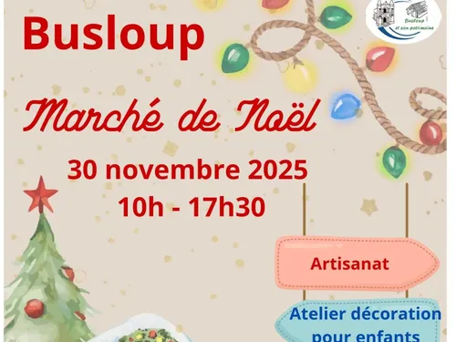 BUSLOUP (41) - Marché de Noël