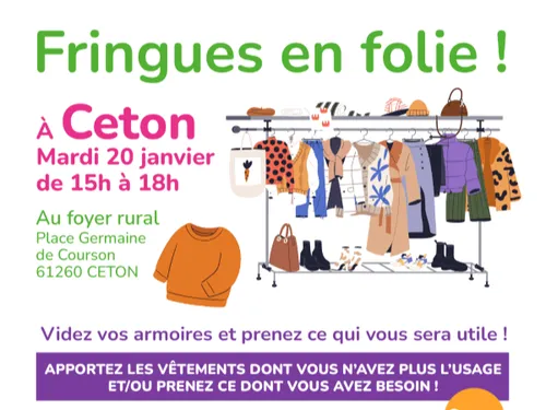 CETON (61) - Fringues en folie !