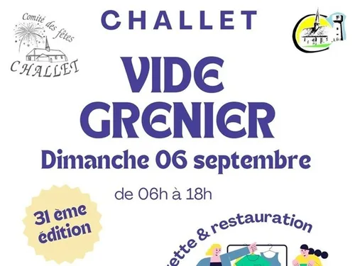 CHALLET - Vide-greniers du comité des fêtes