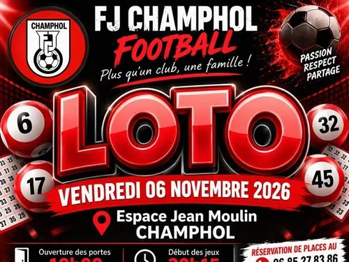 CHAMPHOL - Loto du FJ Champhol Football