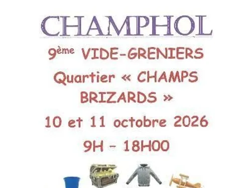 CHAMPHOL - 9e Vide-greniers quartier Champs Brizards
