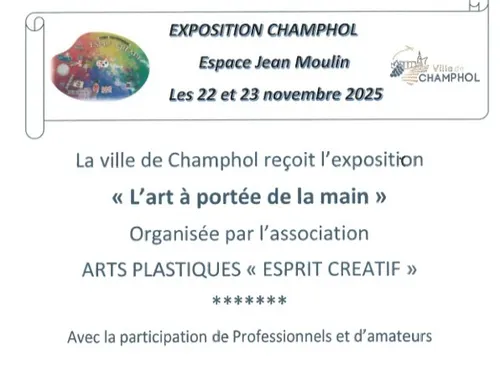 CHAMPHOL - Exposition : L'art à portée de la main