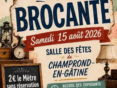 CHAMPROND-EN-GÂTINE - Brocante de la Saint-Sauveur