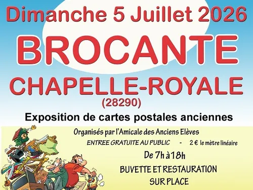CHAPELLE-ROYALE - brocante, vide-greniers de l'Amicale des Anciens...