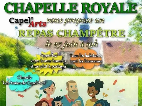 CHAPELLE-ROYALE - Repas champêtre