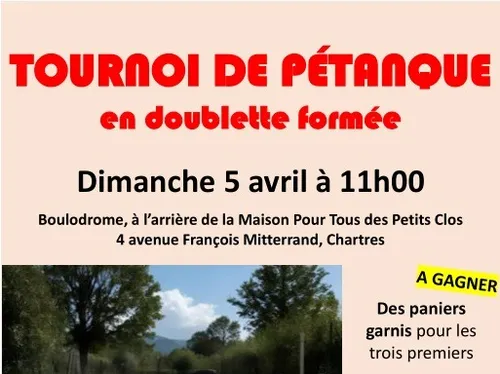 CHARTRES - Tournoi de pétanque
