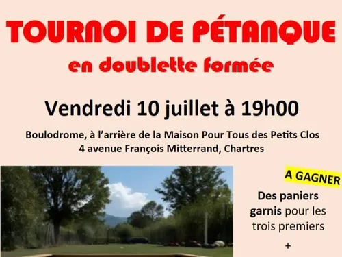 CHARTRES - Tournoi de pétanque en nocturne