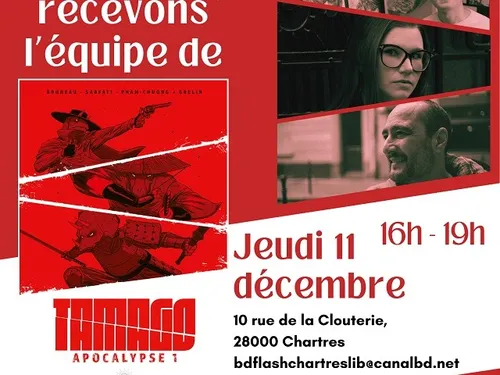 CHARTRES - Séance de dédicace de l'équipe de Tamago Apocalypse