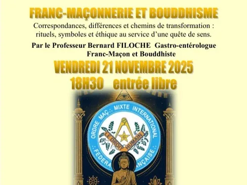 CHARTRES - Conférence : Franc-maçonnerie et bouddhisme