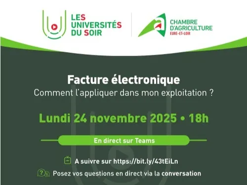 CHARTRES - Les Universités du Soir : Facture électronique, comment...