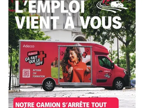 CHARTRES - Camion de l'emploi Addeco