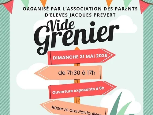 CHARTRES - Vide-greniers de l'APE Jacques Prévert