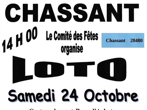 CHASSANT - Loto du comité des fêtes