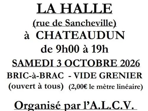 CHÂTEAUDUN - Bric-à-brac, Vide-greniers de l'ALCV