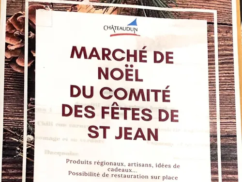 CHÂTEAUDUN - Marché de Noël du comité des fêtes de Saint Jean