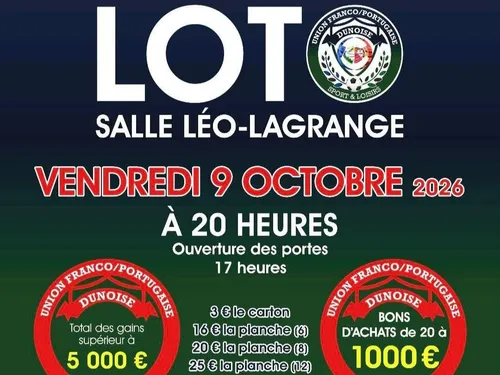 CHÂTEAUDUN - Loto de l'Union Franco Portugaise Dunoise