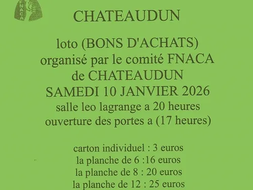 CHÂTEAUDUN – Loto du comité FNACA