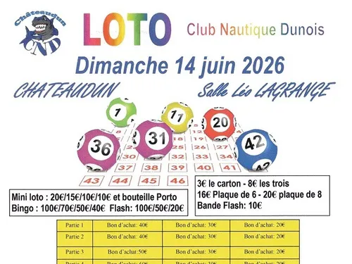 CHÂTEAUDUN - Loto du Club Nautique Dunois