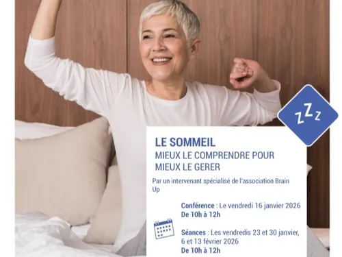 CHÂTEAUDUN - Conférence : Le sommeil, mieux le comprendre, mieux le...