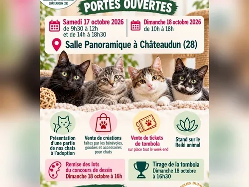 CHÂTEAUDUN - Portes ouvertes Les Chats Mail