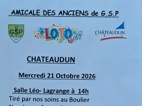 CHÂTEAUDUN - Loto de l'Amicale des Anciens de la GSP