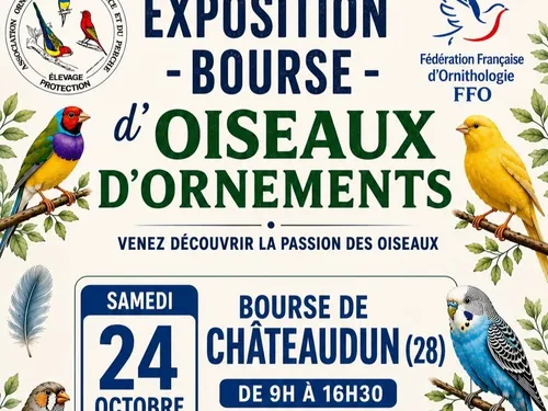 CHÂTEAUDUN - Grande bourse d’oiseaux de cages et de volières