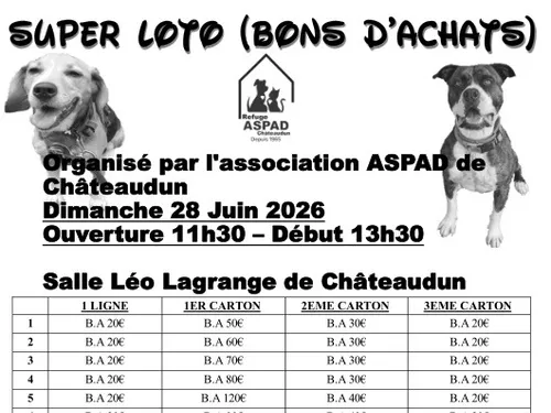 CHÂTEAUDUN - Loto de l'ASPAD