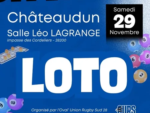 CHÂTEAUDUN - Loto de l'Oval Union Rugby Sud 28