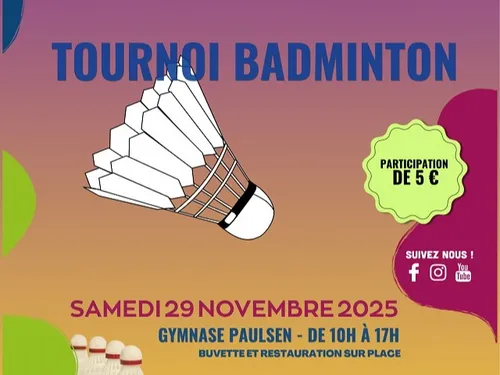CHÂTEAUDUN - Tournoi de badminton au profit du Téléthon