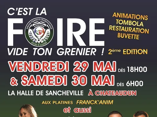 CHÂTEAUDUN - Foire à la brocante de l'Union Franco Portugaise Dunoise