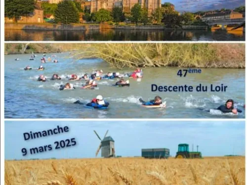 CHÂTEAUDUN – 115 nageurs pour la 47e descente du Loir