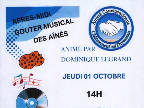CHÂTEAUNEUF-EN-THYMERAIS - Semaine Bleue : Goûter musical des aînés