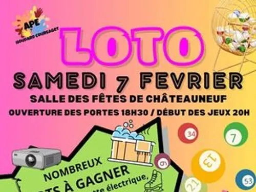 CHÂTEAUNEUF-EN-THYMERAIS - Loto de l'APE Houdard Coursaget