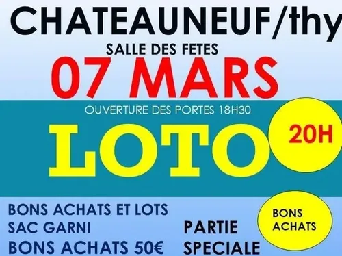 CHÂTEAUNEUF-EN-THYMERAIS - Loto de la Country
