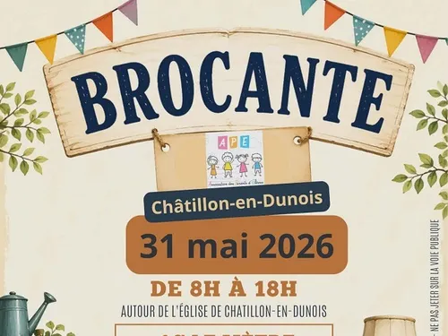 CHÂTILLON-EN-DUNOIS - Brocante de l'APE