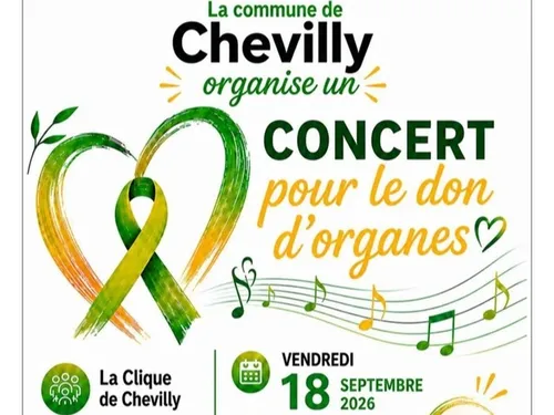 CHEVILLY (45) - Concert pour le don d'organes