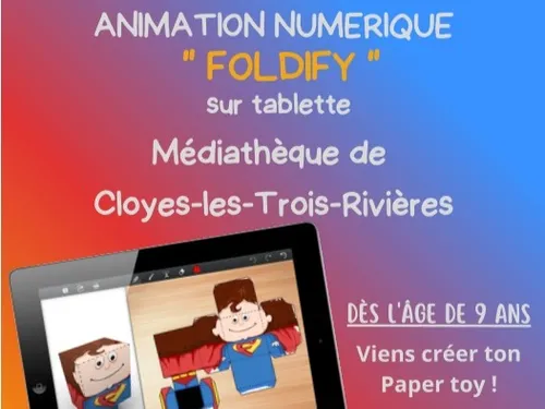 CLOYES-SUR-LE-LOIR - Animation numérique « Foldify »