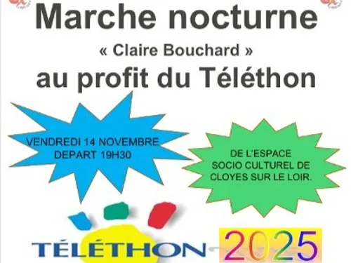 CLOYES-SUR-LE-LOIR - Marche du Téléthon
