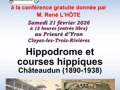 CLOYES-SUR-LE-LOIR - Conférence : Hippodrome et courses hippiques...