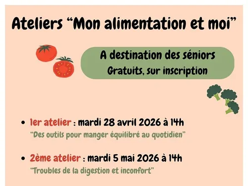 CLOYES-SUR-LE-LOIR - Ateliers : Mon alimentation et moi