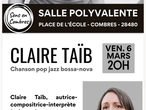 COMBRES - Concert : Claire Taïb
