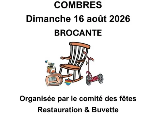 COMBRES - Brocante du comité des fêtes