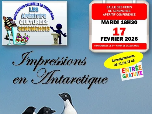 SENONCHES - Conférence : Impressions en Antarticque