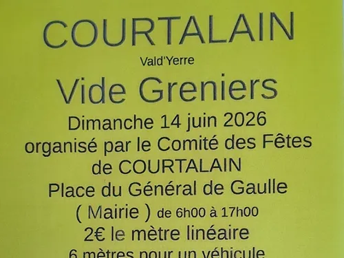 COURTALAIN - Vide-greniers du comité des fêtes