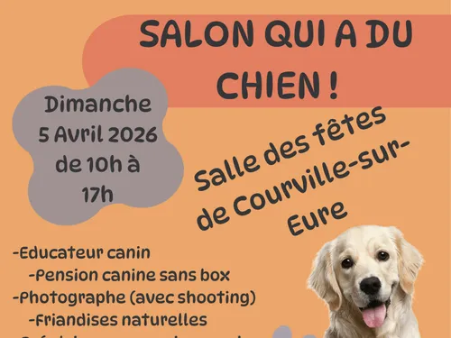 COURVILLE-SUR-EURE - Salon qui a du chien