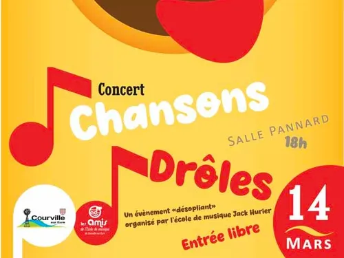 COURVILLE-SUR-EURE - Concert chansons drôles de l'école de musique