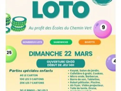 COURVILLE-SUR-EURE - Loto du FCPE du Chemin Vert
