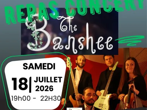 CROUY-SUR-COSSON (41) - Repas concert : The Banshee.